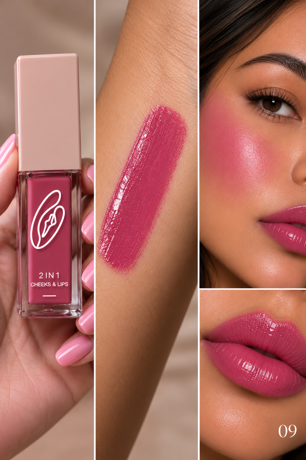 2-in-1 Liquid Blush | Hyaluronic Acid + Vitamin E