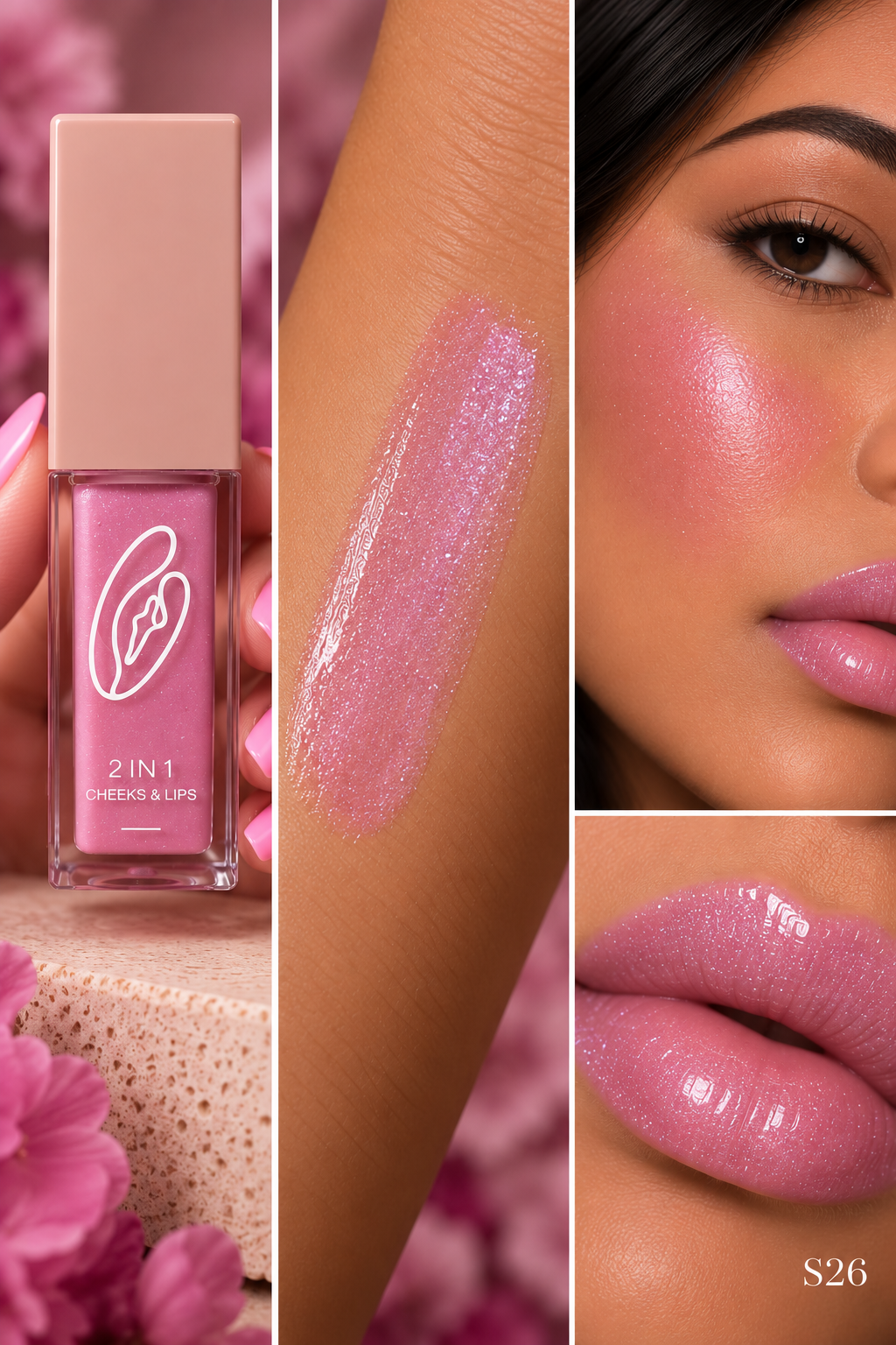 2-in-1 Liquid Blush | Hyaluronic Acid + Vitamin E