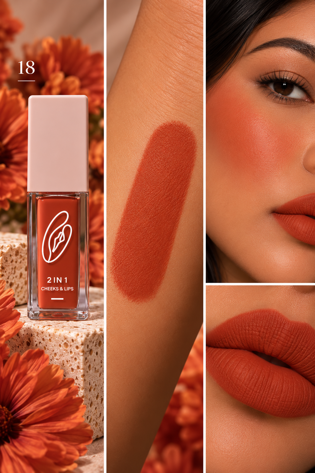 2-in-1 Liquid Blush | Hyaluronic Acid + Vitamin E