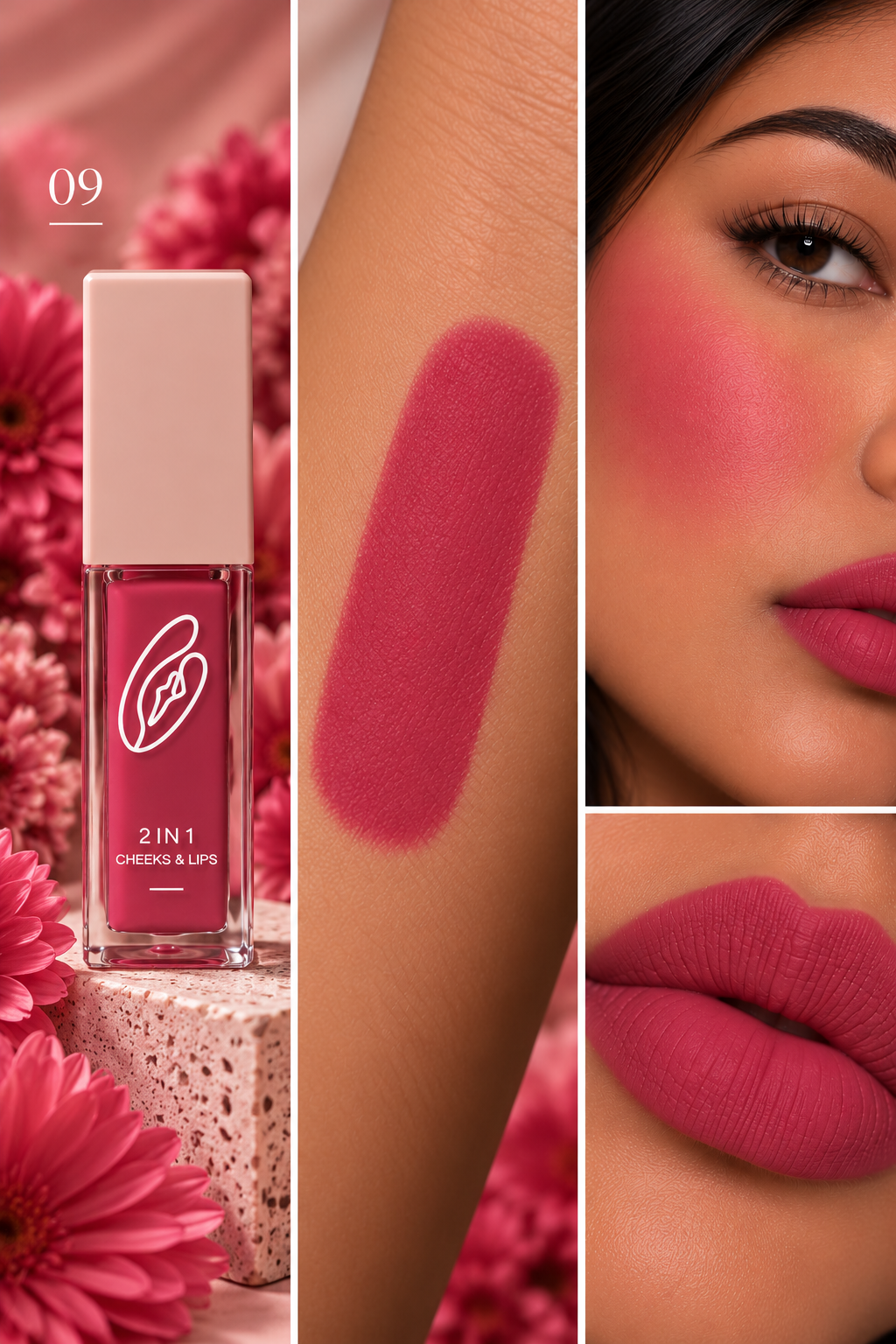 2-in-1 Liquid Blush | Hyaluronic Acid + Vitamin E